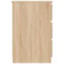 Schreibtisch aus Sonoma-Eichensperrholz, 140 x 50 x 77 cm von vidaXL, Schreibtische - Ref: Foro24-800813, Preis: 144,40 €, Ra...