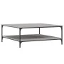 Mesa de centro madera de ingeniería gris Sonoma 100x100x40 cm de vidaXL, Mesas de centro - Ref: Foro24-832846, Precio: 94,40 ...
