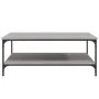 Mesa de centro madera de ingeniería gris Sonoma 100x100x40 cm de vidaXL, Mesas de centro - Ref: Foro24-832846, Precio: 94,40 ...