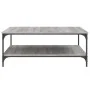 Mesa de centro madera de ingeniería gris Sonoma 100x100x40 cm de vidaXL, Mesas de centro - Ref: Foro24-832846, Precio: 94,40 ...