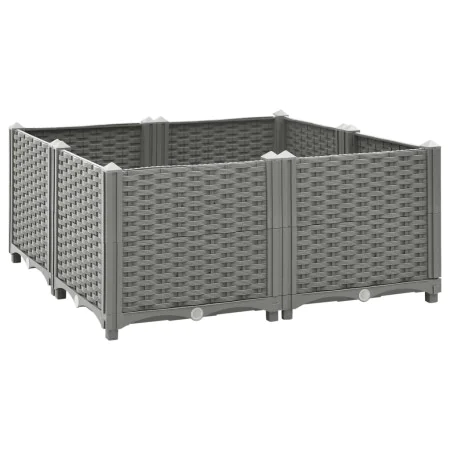 Blumenbeet aus Polypropylen 80x80x38 cm von vidaXL, Töpfe und Pflanzgefäße - Ref: Foro24-153303, Preis: 67,98 €, Rabatt: %