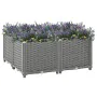 Blumenbeet aus Polypropylen 80x80x38 cm von vidaXL, Töpfe und Pflanzgefäße - Ref: Foro24-153303, Preis: 67,98 €, Rabatt: %