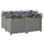 Polypropylene flower bed 80x80x38 cm by vidaXL, Pots and planters - Ref: Foro24-153303, Price: 67,98 €, Discount: %