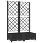 Pflanzgefäß mit Gitter PP schwarz 80x40x121,5 cm von vidaXL, Töpfe und Pflanzgefäße - Ref: Foro24-318270, Preis: 68,34 €, Rab...