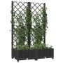 Pflanzgefäß mit Gitter PP schwarz 80x40x121,5 cm von vidaXL, Töpfe und Pflanzgefäße - Ref: Foro24-318270, Preis: 68,34 €, Rab...