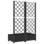 Pflanzgefäß mit Gitter PP schwarz 80x40x121,5 cm von vidaXL, Töpfe und Pflanzgefäße - Ref: Foro24-318270, Preis: 68,34 €, Rab...