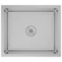 Handgefertigte Küchenspüle aus Edelstahl von vidaXL, Sinkt - Ref: Foro24-51502, Preis: 101,29 €, Rabatt: %