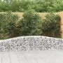 Gabion baskets 7 pcs arch shape iron 400x50x40/60 cm by vidaXL, Pots and planters - Ref: Foro24-3145922, Price: 767,06 €, Dis...
