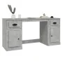Betongrauer Sperrholzschreibtisch mit Schrank von vidaXL, Schreibtische - Ref: Foro24-3185331, Preis: 135,45 €, Rabatt: %