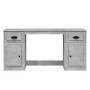 Betongrauer Sperrholzschreibtisch mit Schrank von vidaXL, Schreibtische - Ref: Foro24-3185331, Preis: 135,45 €, Rabatt: %