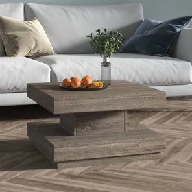 Gray MDF coffee table 60x60x35 cm by vidaXL, Coffee table - Ref: Foro24-286098, Price: 78,50 €, Discount: %