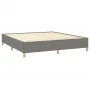 Estructura de cama tela gris oscuro 180x200 cm de vidaXL, Camas y somieres - Ref: Foro24-347182, Precio: 119,72 €, Descuento: %