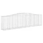 Gabion baskets 2 pcs arc shape iron 400x50x100/120 cm by vidaXL, Pots and planters - Ref: Foro24-3145956, Price: 325,99 €, Di...