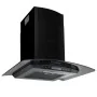Wand-Dunstabzugshaube 60 cm Edelstahl 756 m³/h schwarz von vidaXL, Extraktoren - Ref: Foro24-50709, Preis: 216,01 €, Rabatt: %
