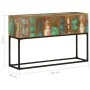 Solid recycled wood console table 120x30x75 cm by vidaXL, Side tables - Ref: Foro24-320822, Price: 138,51 €, Discount: %