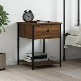 Oak brown engineered wood bedside table 44x45x58 cm by vidaXL, Nightstands - Ref: Foro24-825851, Price: 41,14 €, Discount: %
