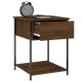 Oak brown engineered wood bedside table 44x45x58 cm by vidaXL, Nightstands - Ref: Foro24-825851, Price: 41,13 €, Discount: %