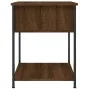 Oak brown engineered wood bedside table 44x45x58 cm by vidaXL, Nightstands - Ref: Foro24-825851, Price: 41,13 €, Discount: %