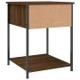 Oak brown engineered wood bedside table 44x45x58 cm by vidaXL, Nightstands - Ref: Foro24-825851, Price: 41,13 €, Discount: %