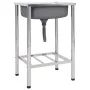 Fregadero de camping de un seno acero inoxidable de vidaXL, Fregaderos - Ref: Foro24-151210, Precio: 156,95 €, Descuento: %