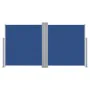 Blue retractable side awning 100x600 cm by vidaXL, Umbrellas - Ref: Foro24-48446, Price: 89,37 €, Discount: %