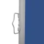 Blue retractable side awning 100x600 cm by vidaXL, Umbrellas - Ref: Foro24-48446, Price: 89,37 €, Discount: %