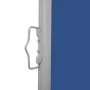 Blaue einziehbare Seitenmarkise 100x1000 cm von vidaXL, Sonnenschirme - Ref: Foro24-48476, Preis: 117,79 €, Rabatt: %