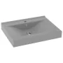 Luxury sink with ceramic faucet 60x46 cm light gray by vidaXL, Sinks - Ref: Foro24-147026, Price: 106,79 €, Discount: %