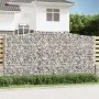 Gabion baskets 2 units, arched shape, iron, 400x50x200/220 cm by vidaXL, Pots and planters - Ref: Foro24-3146021, Price: 543,...