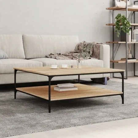Engineered wood Sonoma oak coffee table 100x100x40 cm by vidaXL, Coffee table - Ref: Foro24-832844, Price: 99,98 €, Discount: %