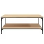 Engineered wood Sonoma oak coffee table 100x100x40 cm by vidaXL, Coffee table - Ref: Foro24-832844, Price: 99,98 €, Discount: %