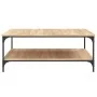 Engineered wood Sonoma oak coffee table 100x100x40 cm by vidaXL, Coffee table - Ref: Foro24-832844, Price: 99,98 €, Discount: %
