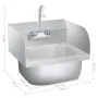 Kommerzielles Waschbecken mit Edelstahlhahn von vidaXL, Sinkt - Ref: Foro24-51115, Preis: 203,70 €, Rabatt: %