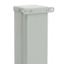Gray retractable garden side awning 100x500 cm by vidaXL, Umbrellas - Ref: Foro24-48386, Price: 72,53 €, Discount: %