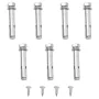 Gray retractable garden side awning 100x500 cm by vidaXL, Umbrellas - Ref: Foro24-48386, Price: 72,53 €, Discount: %
