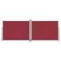 Red retractable side awning 120x1000 cm by vidaXL, Umbrellas - Ref: Foro24-48483, Price: 69,79 €, Discount: %