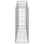 Cestas de gaviones 10 uds forma de arco hierro 200x30x80/100 cm de vidaXL, Maceteros y jardineras - Ref: Foro24-3145417, Prec...