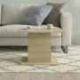 Mesa de centro madera ingeniería roble Sonoma 55,5x55,5x40 cm de vidaXL, Mesas de centro - Ref: Foro24-810319, Precio: 34,26 ...