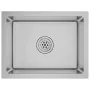 Fregadero de cocina hecho a mano acero inoxidable de vidaXL, Fregaderos - Ref: Foro24-51506, Precio: 86,76 €, Descuento: %