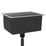 Fregadero de cocina hecho a mano acero inoxidable de vidaXL, Fregaderos - Ref: Foro24-51506, Precio: 86,76 €, Descuento: %