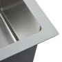Fregadero de cocina hecho a mano acero inoxidable de vidaXL, Fregaderos - Ref: Foro24-51506, Precio: 86,76 €, Descuento: %