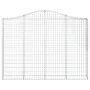 Gabion baskets 5 pcs arch shape iron 200x30x140/160 cm by vidaXL, Pots and planters - Ref: Foro24-3145475, Price: 504,68 €, D...