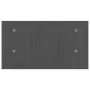 Soporte de monitor madera maciza de pino gris 50x27x15 cm de vidaXL, Bases y elevadores para ordenadores - Ref: Foro24-814021...