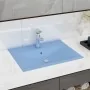 Luxury sink with ceramic faucet 60x46 cm light blue by vidaXL, Sinks - Ref: Foro24-147022, Price: 102,22 €, Discount: %