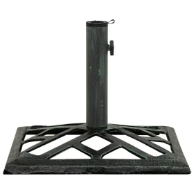 Green cast iron parasol base 44x44x31 cm by vidaXL, Umbrella bases - Ref: Foro24-317760, Price: 45,94 €, Discount: %