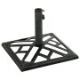 Green cast iron parasol base 44x44x31 cm by vidaXL, Umbrella bases - Ref: Foro24-317760, Price: 45,90 €, Discount: %