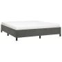 Estructura de cama de terciopelo gris oscuro 180x200 cm de vidaXL, Camas y somieres - Ref: Foro24-347337, Precio: 134,19 €, D...