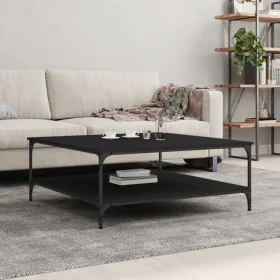 Schwarzer Couchtisch aus Holzwerkstoff, 100 x 100 x 40 cm von vidaXL, Couchtisch - Ref: Foro24-832843, Preis: 82,17 €, Rabatt: %