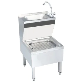 Freestanding commercial hand basin sink with stainless steel faucet by vidaXL, Sinks - Ref: Foro24-51116, Price: 374,36 €, Di...