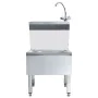 Fregadero lavamanos comercial de pie con grifo acero inoxidable de vidaXL, Fregaderos - Ref: Foro24-51116, Precio: 374,36 €, ...